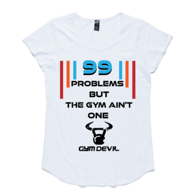 '99 problems but the Gym Ain't one' workout Tee Thumbnail